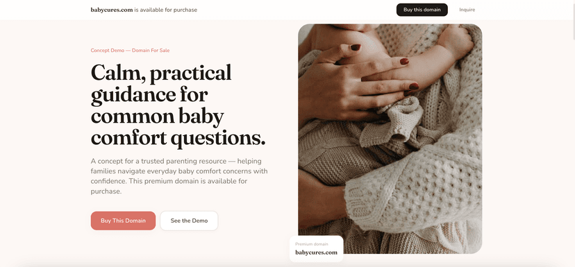 babycures.com preview